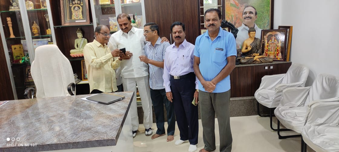 MLA Gandhi garu inauguarating website 3  .